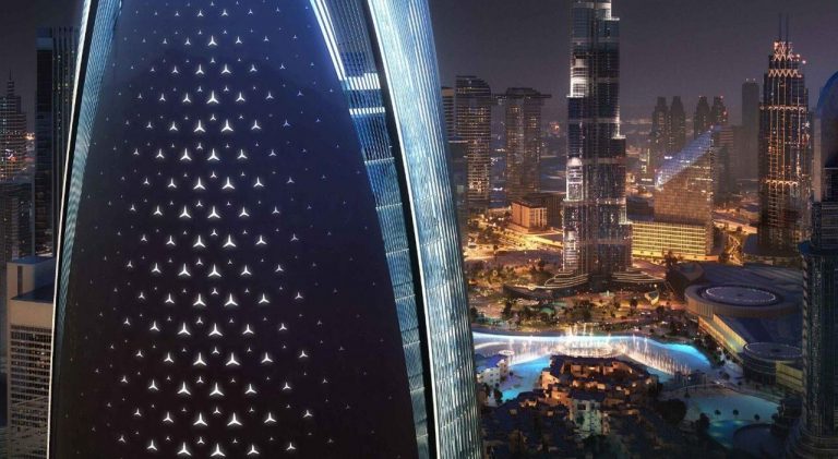 Mercedes-Benz a construit l’un des plus grands gratte-ciel de Dubaï